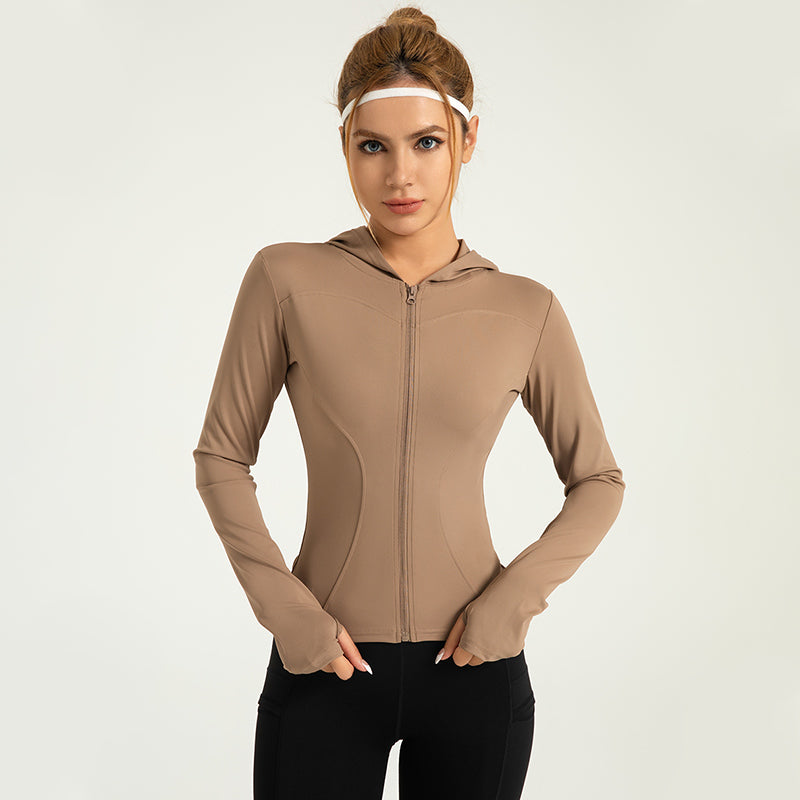 Slim Fit Zip Up Hoodie