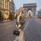 Women's Elegant Winter Shawl with Double-Sided Printed Design for Evening Dresses and Cold Weather Protection