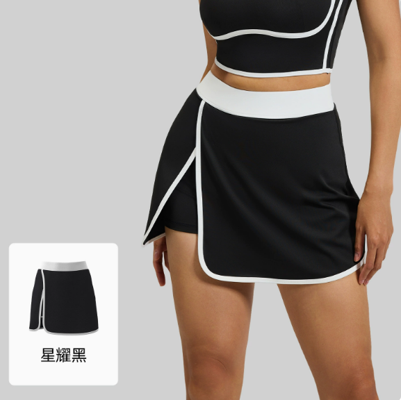 Sports Skirt, Built-in Shorts with Pocket
