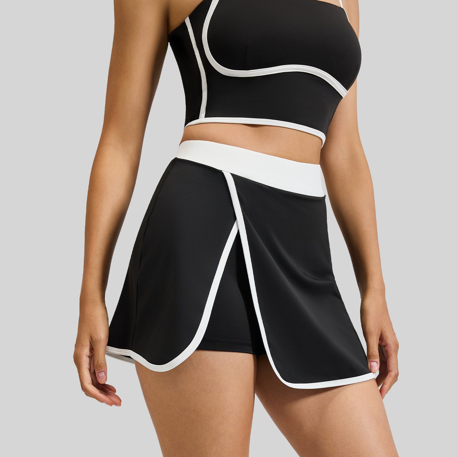 Sports Skirt, Built-in Shorts with Pocket