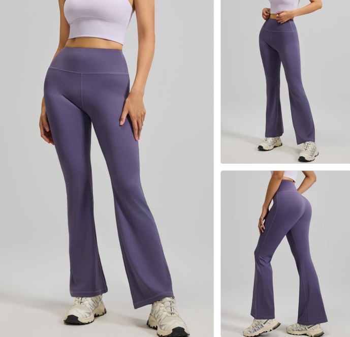 High Waisted Flare Leggings