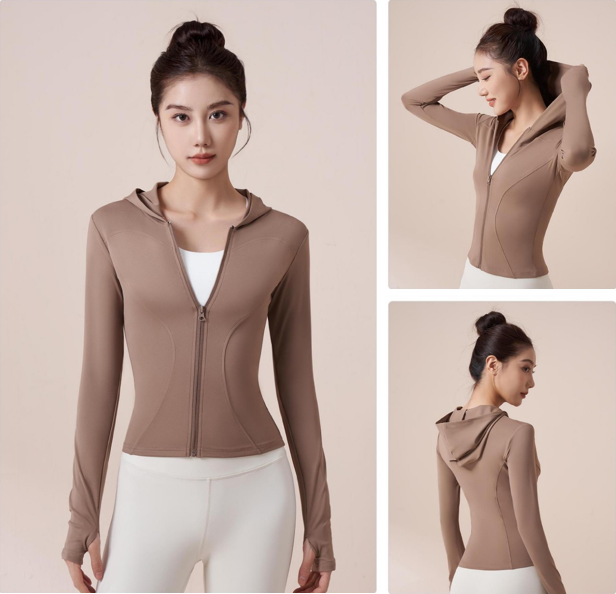 Slim Fit Zip Up Hoodie