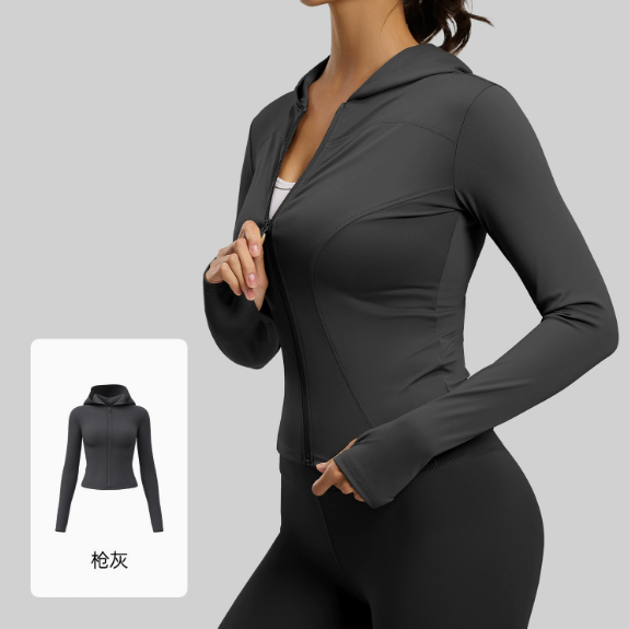 Slim Fit Zip Up Hoodie