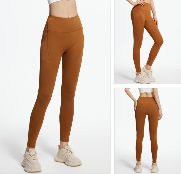 High Waisted Leggings with Side Pockets