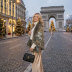 Women's Elegant Winter Shawl with Double-Sided Printed Design for Evening Dresses and Cold Weather Protection