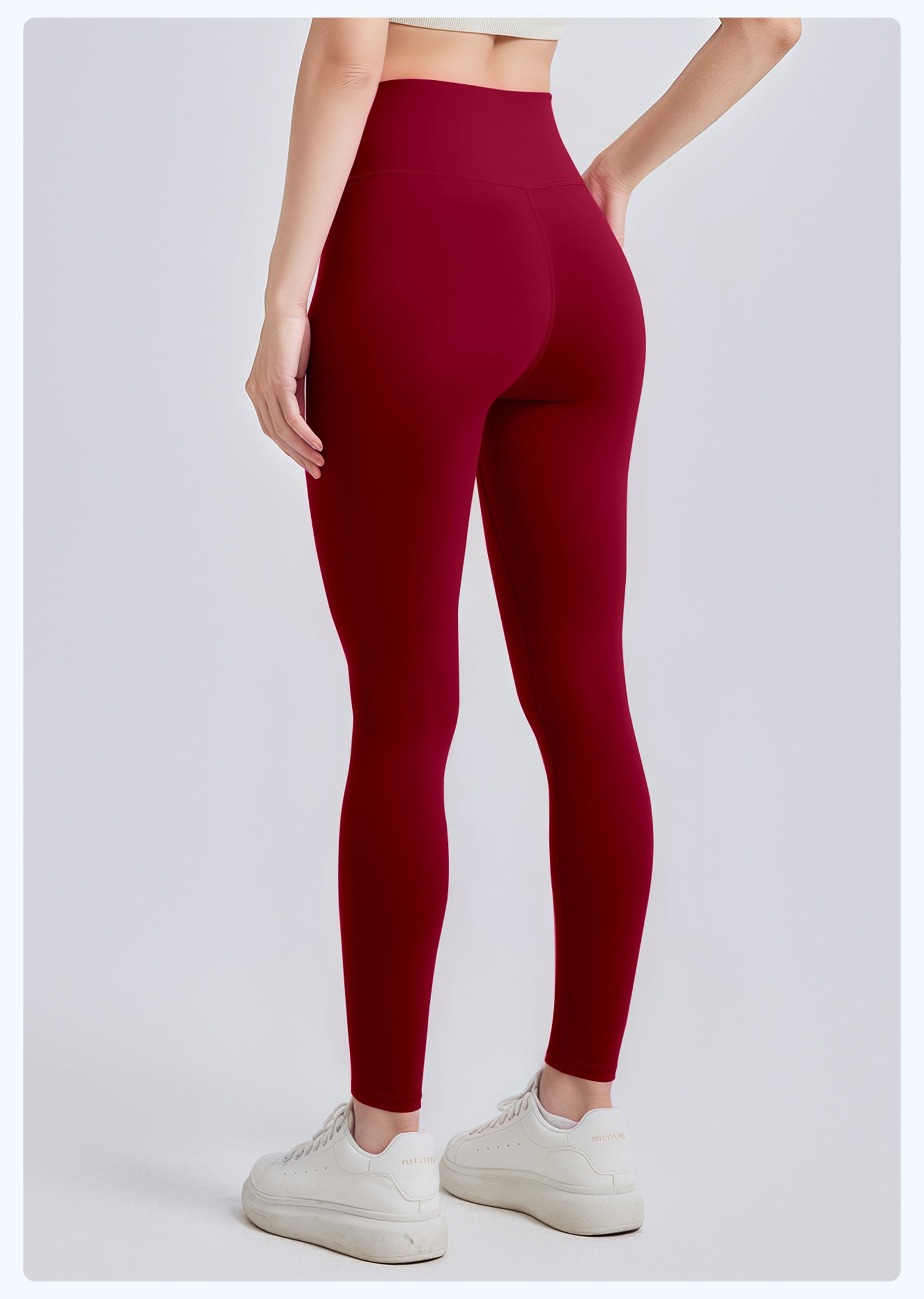 High Waisted Leggings with Back Pockets