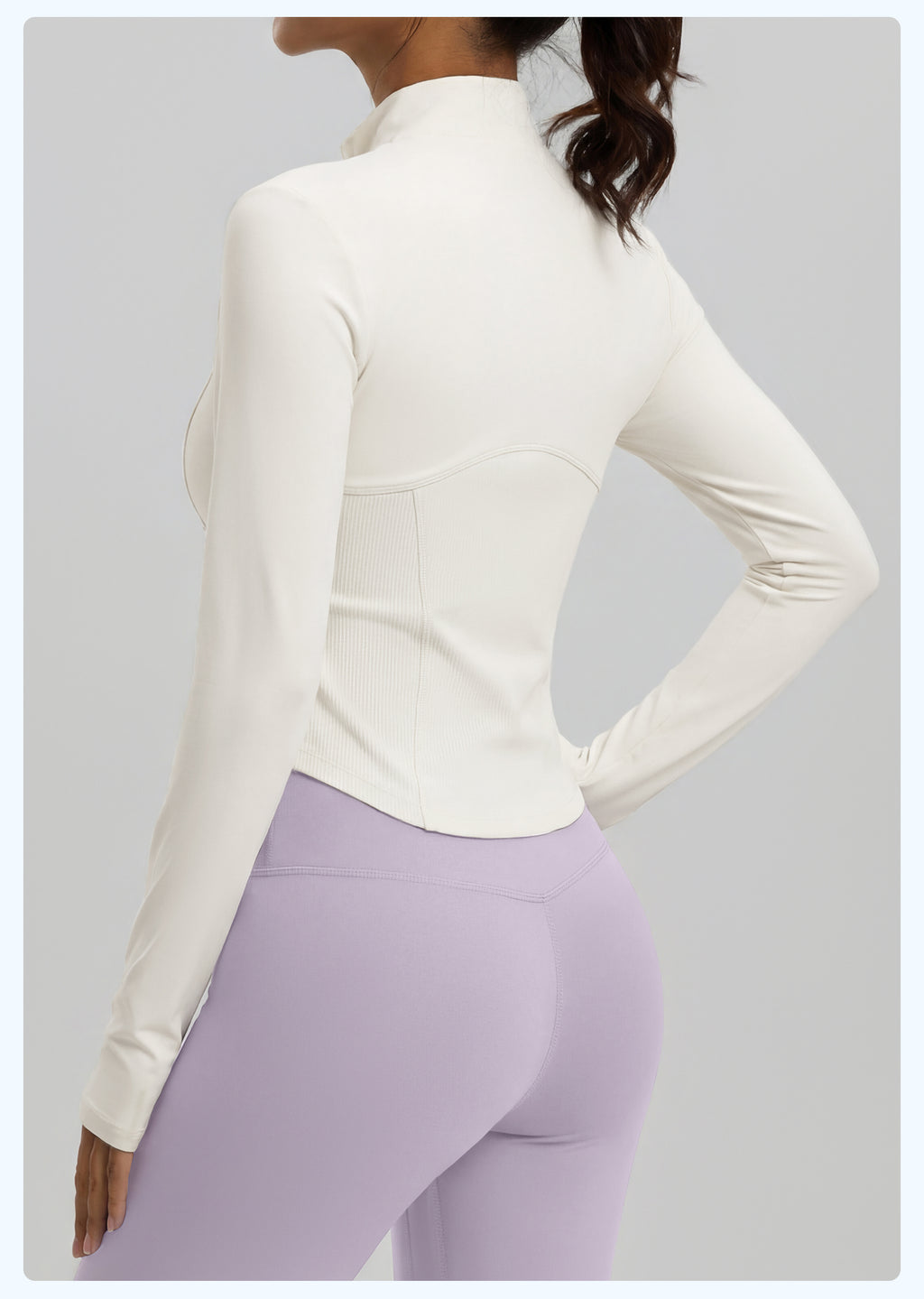 Full Zip Slim Fit Workout Jacket