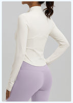 Full Zip Slim Fit Workout Jacket