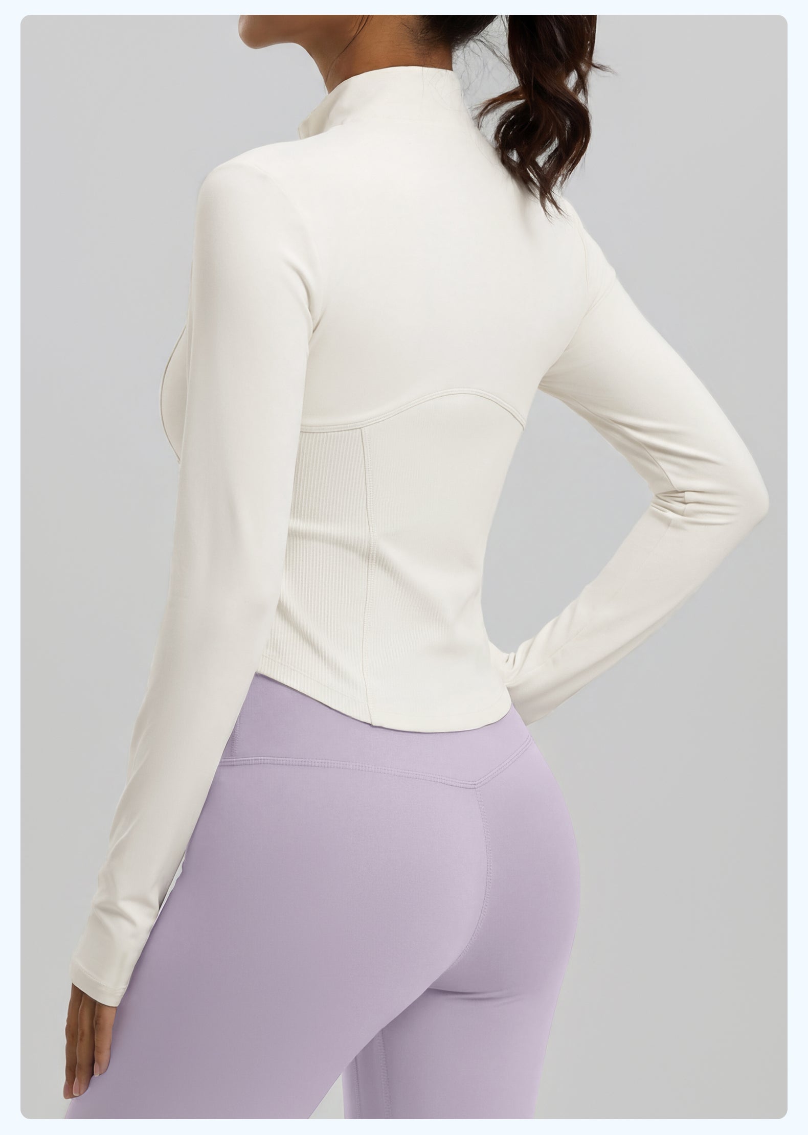 Full Zip Slim Fit Workout Jacket