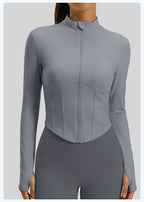 Full Zip Slim Fit Workout Jacket