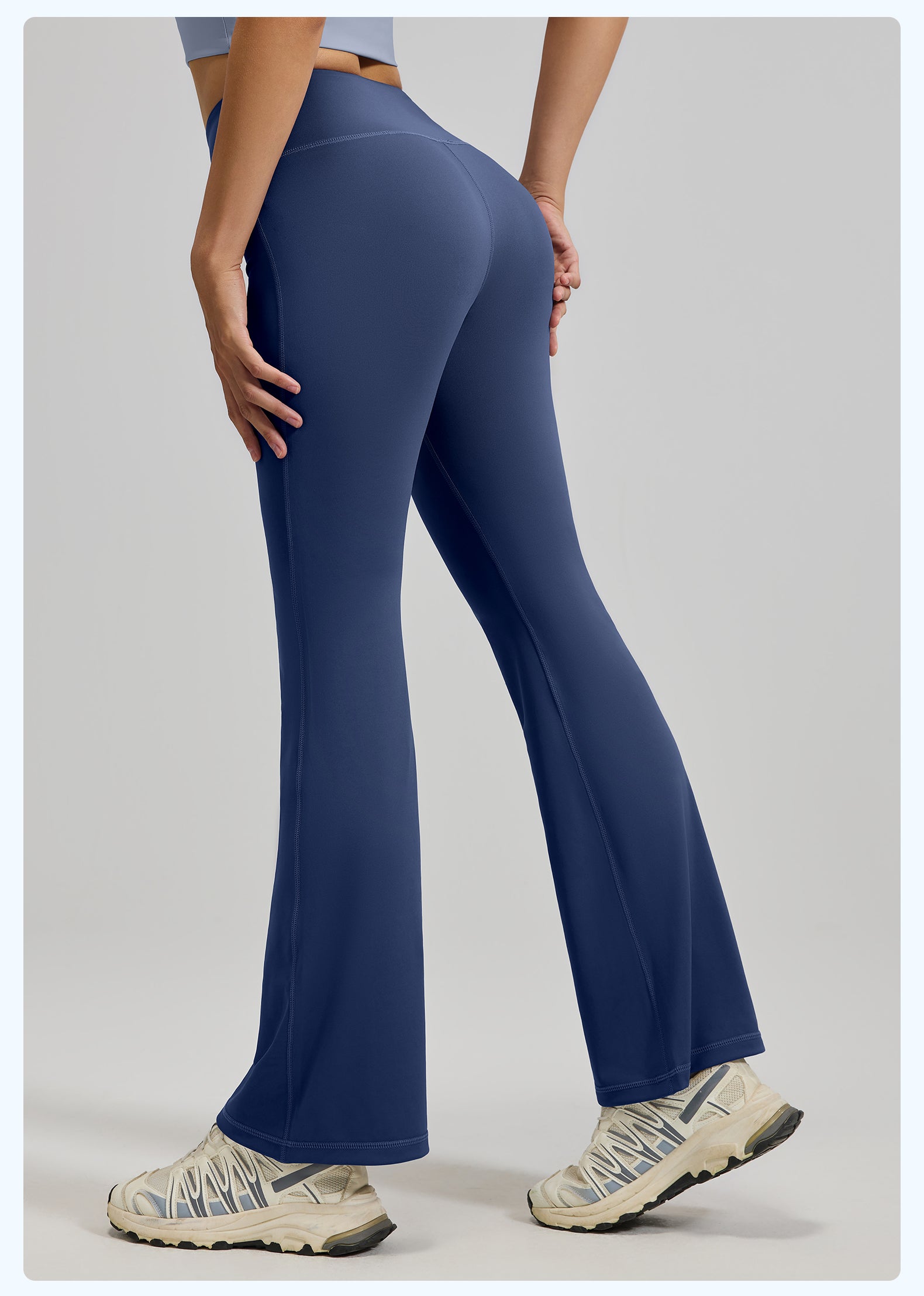 High Waisted Flare Leggings