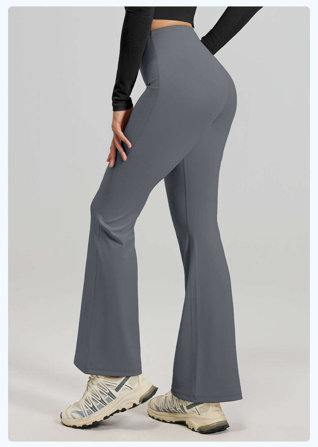 High Waisted Flare Leggings