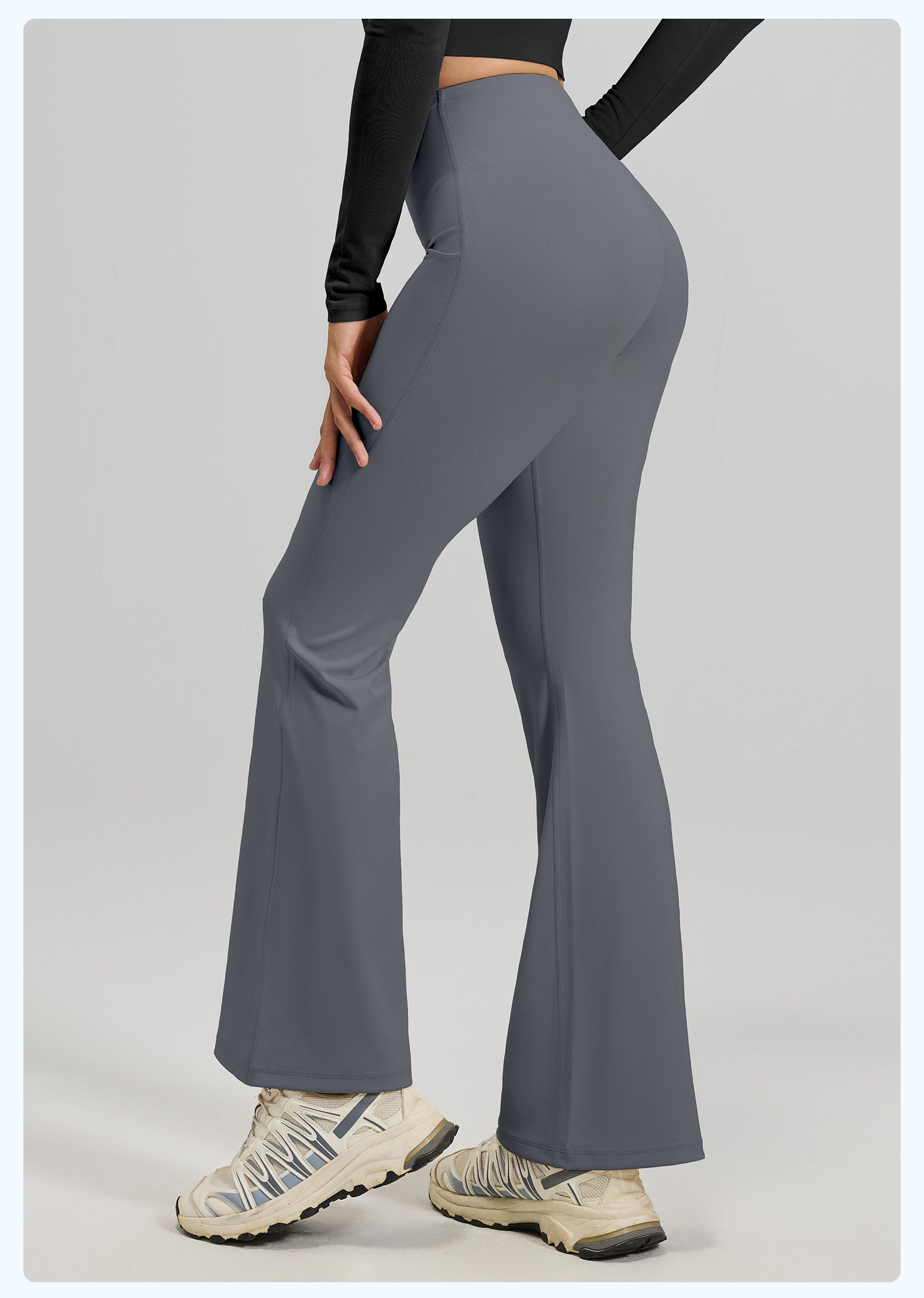 High Waisted Flare Leggings