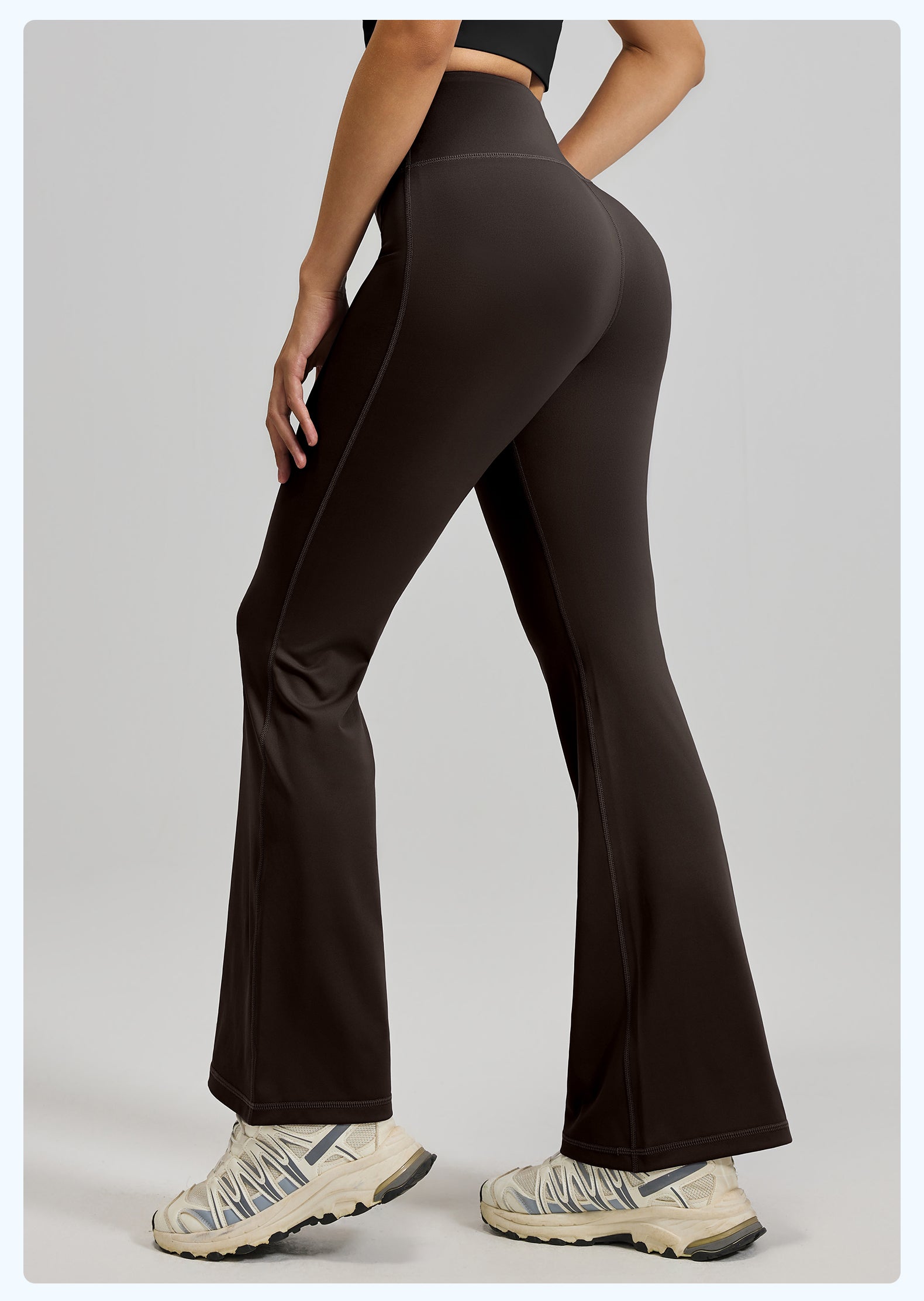High Waisted Flare Leggings