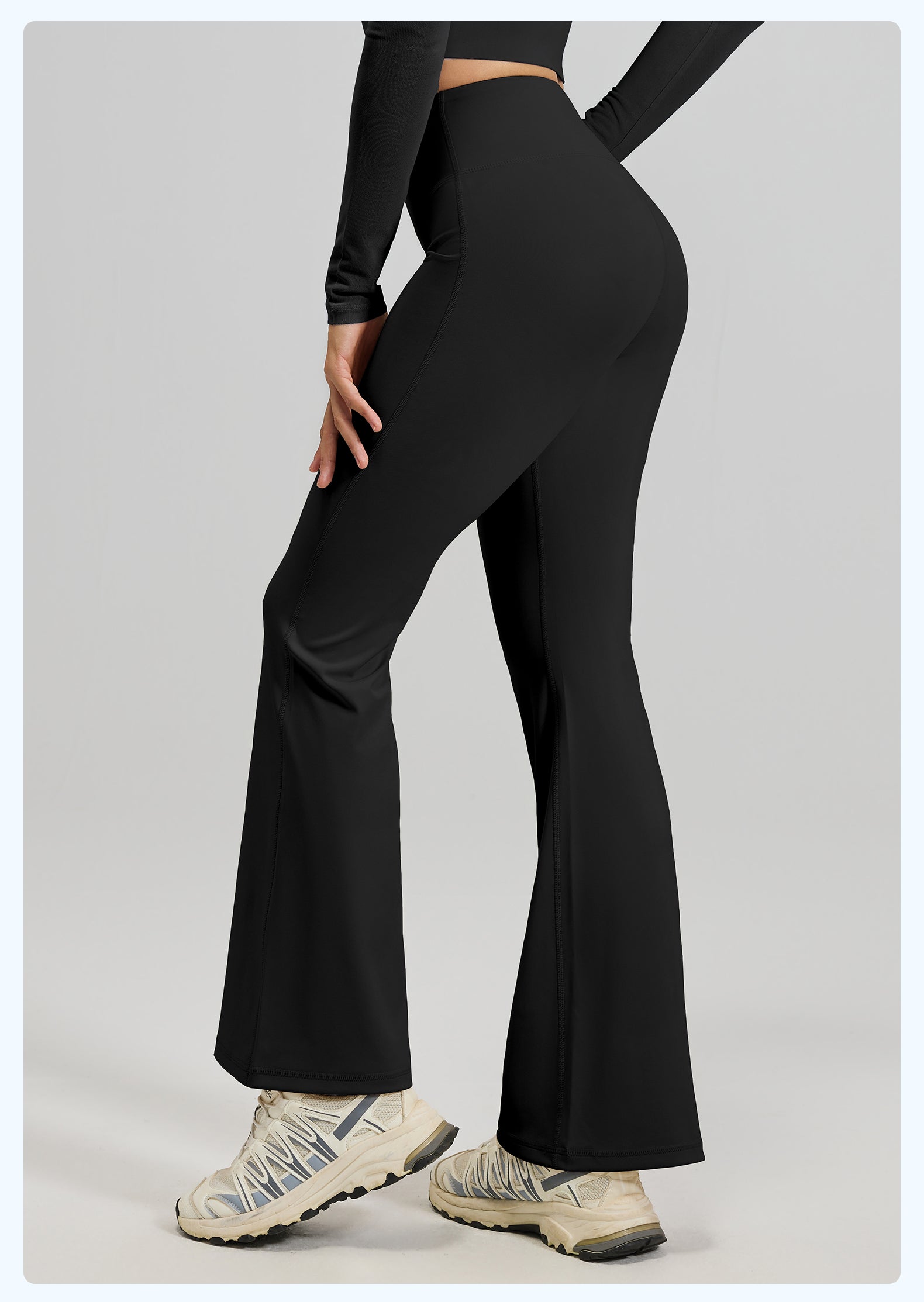 High Waisted Flare Leggings