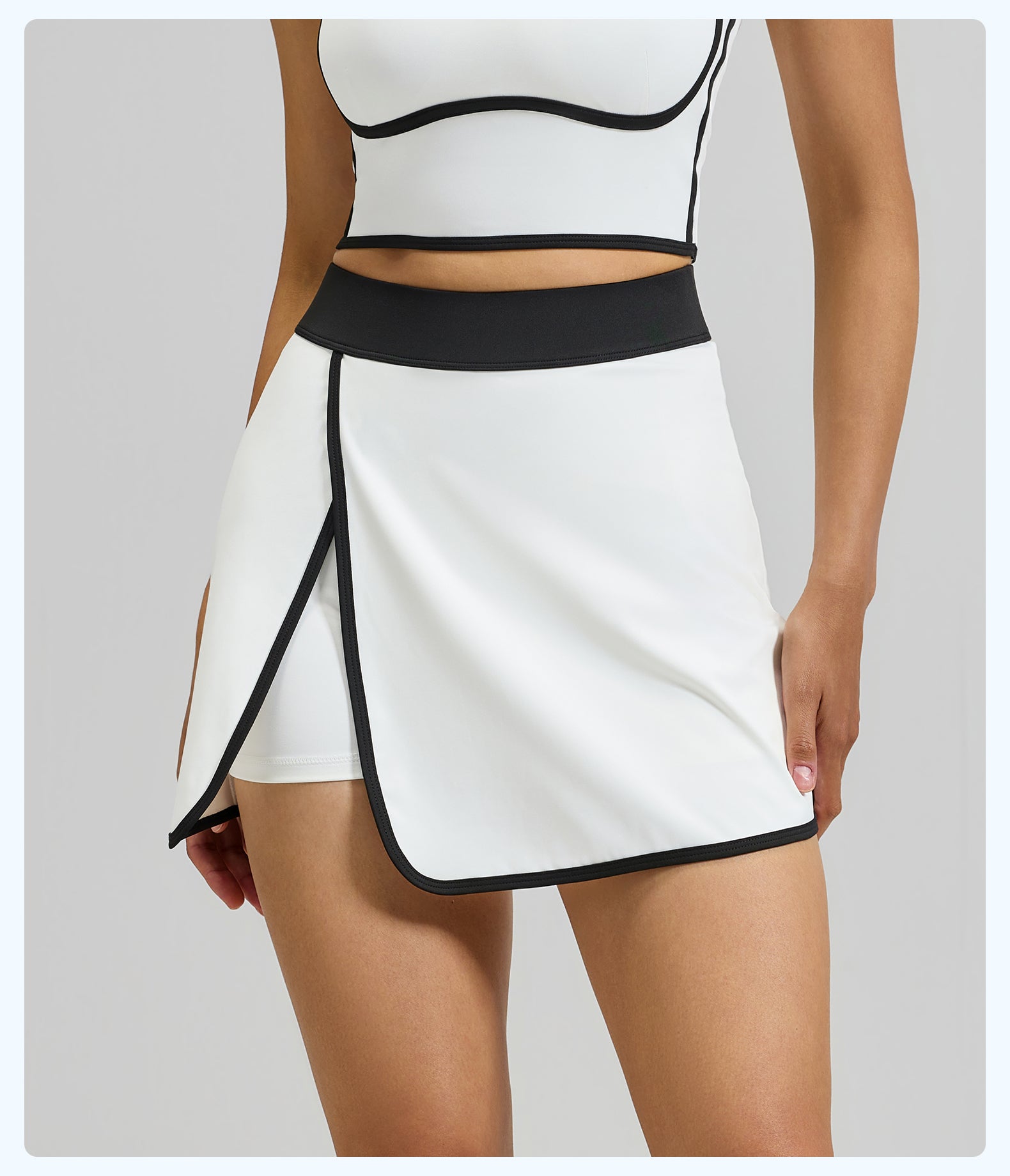 Sports Skirt, Built-in Shorts with Pocket