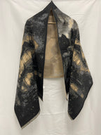 Women's Elegant Winter Shawl with Double-Sided Printed Design for Evening Dresses and Cold Weather Protection
