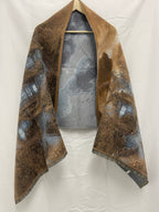 Women's Elegant Winter Shawl with Double-Sided Printed Design for Evening Dresses and Cold Weather Protection