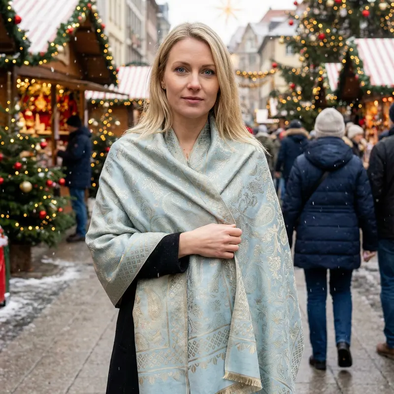 Soft Pashmina Shawl Wrap – Viscose & Elegant Scarf